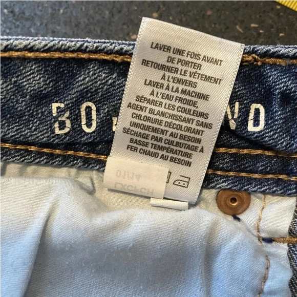 Aeropostale Distressed Midi Jean Shorts Size 2 Good Condition Cute Summer Shorts - Picture 8 of 10